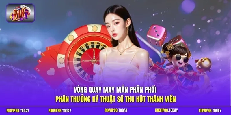 Vòng Quay May Mắn Rikvip - Có Gì Tạo Đặc Biệt Trong 2026 4 Sunwin Vòng quay may mắn phân phối phần thưởng kỹ thuật số thu hút thành viên